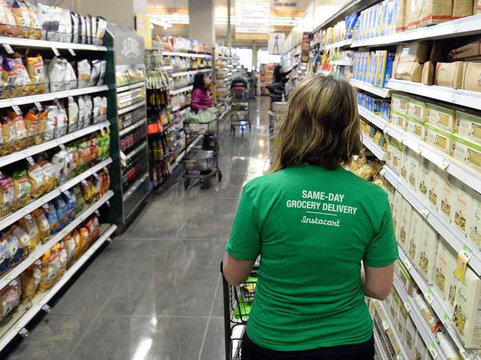 Instacart is looking for 300,000 shoppers, according to Linkedin.