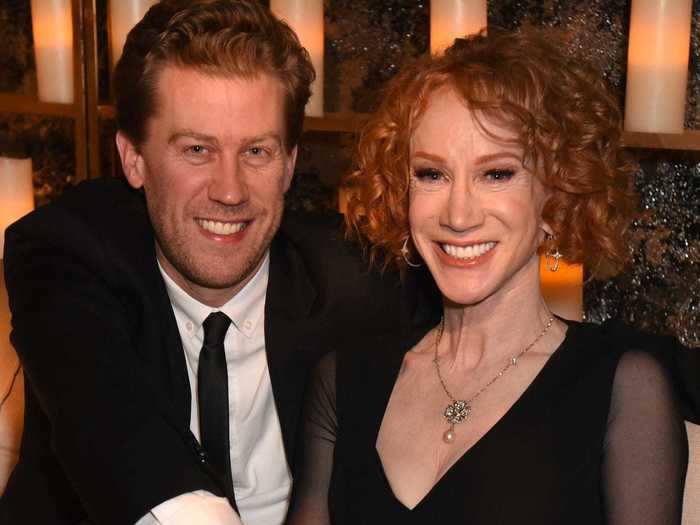 Kathy Griffin kicked off the new year by tying the knot with Randy Bick in a ceremony that was officiated by Lily Tomlin.