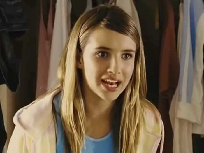Emma Roberts played Claire, a shy teen with a fear of water.
