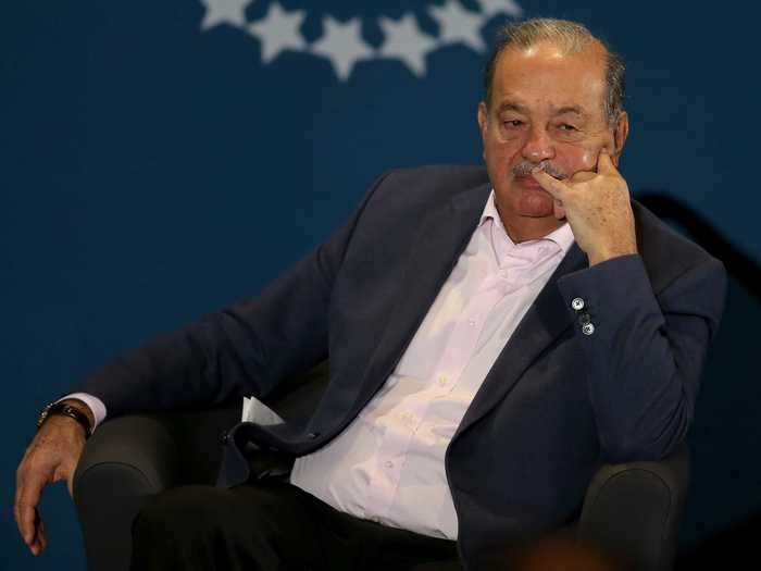 Carlos Slim is worth at least $43.6 billion, making him the richest person in Mexico.