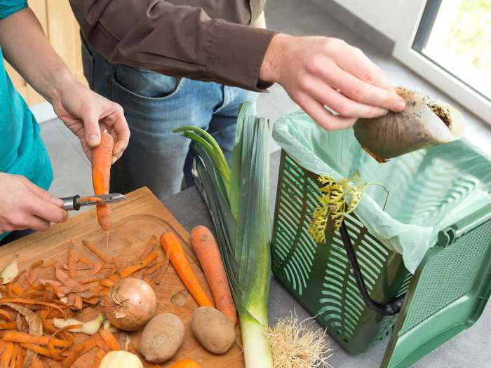 Starting a mini compost bin in your kitchen is free, easy to do, and great for the environment.