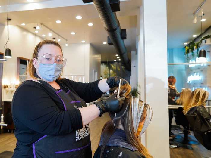 On the eve of Fox & Jane salon's June 29 reopening, Nicole Cordoba, the lead hairstylist there, said she had an anxiety attack.