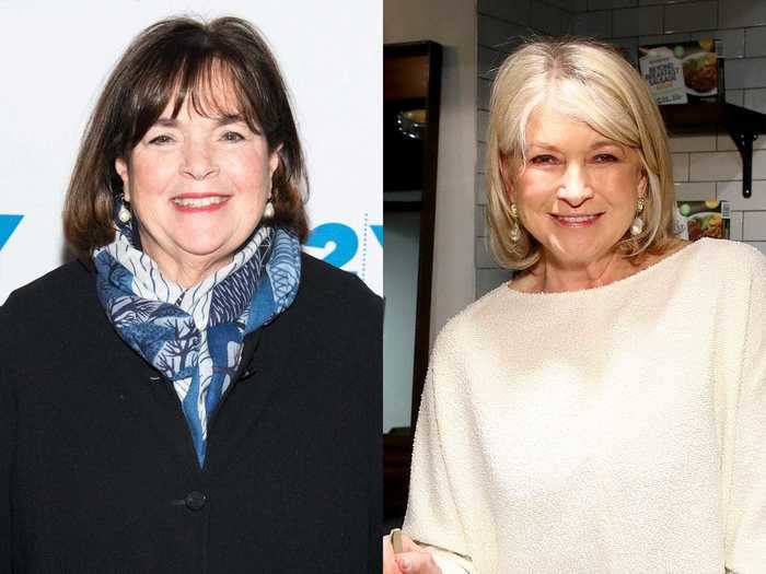 Both Ina Garten and Martha Stewart's pasta dishes rely solely on veggies and herbs for their flavor.