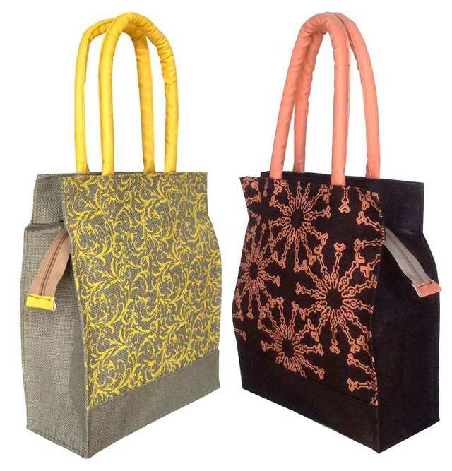 Decorative Jute Bags, Size: 25cm X 27cm X 14cm at Rs 83/piece in Kolkata |  ID: 2850058198262