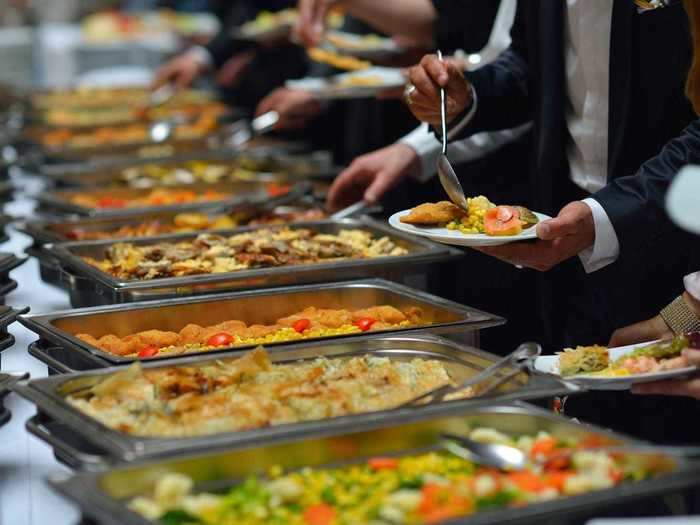 Buffet catering has seen a drop in popularity due to safety concerns.