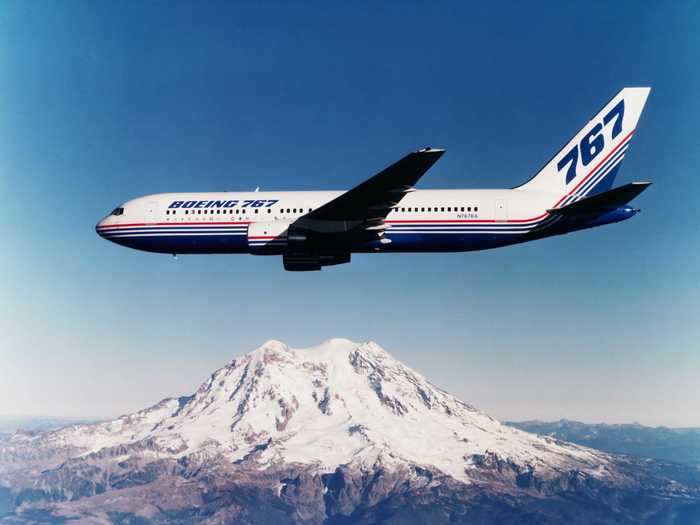 The Boeing 767-200 first entered service with United Airlines in 1982 as Boeing's first twin-engine wide-body jet aircraft.