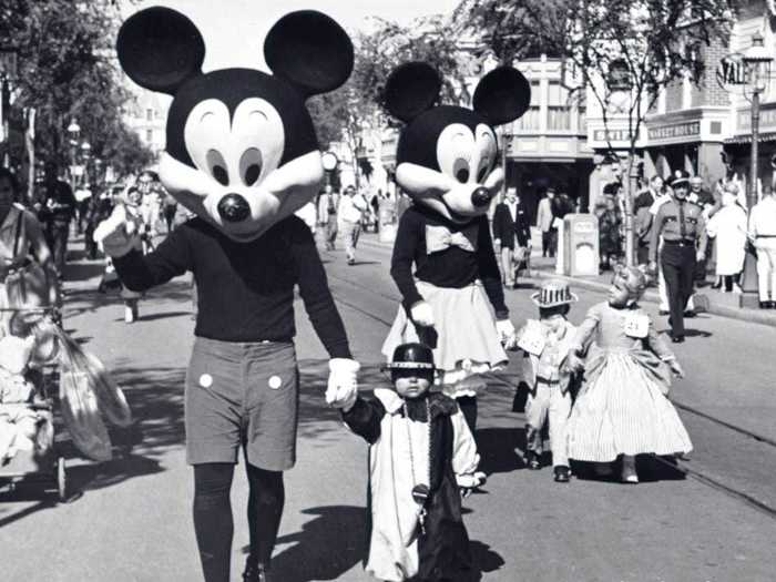 Disneyland's first Halloween celebration took place in 1959, four years after the California park opened.