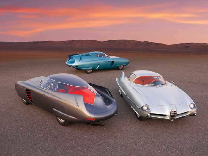 Three gorgeous Alfa Romeo concept cars from the 1950s are up for sale through RM Sotheby's.