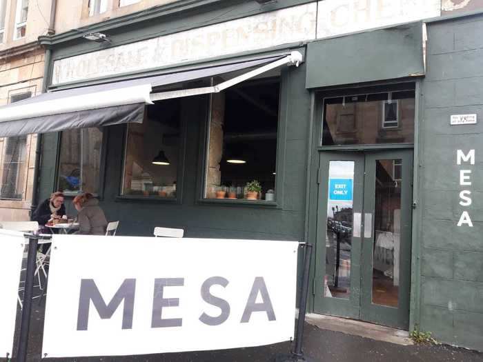 My first stop was Mesa, a cafe on Duke Street that was recommended in the Time Out article.