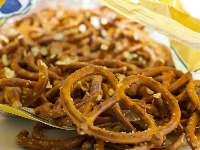 If your pretzel bags aren't sealed shut, your snack can quickly get stale.
