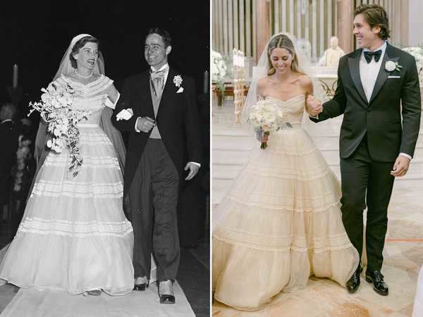 Eunice Kennedy Shriver wore her grandmother's vintage Dior dress from ...