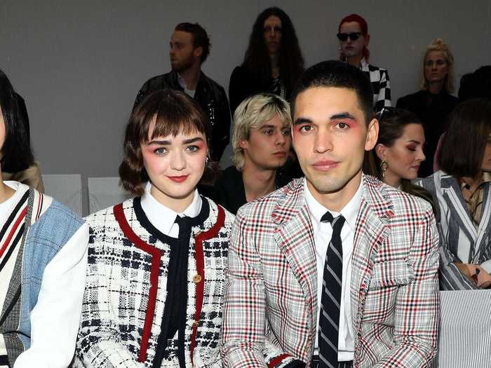 Williams and Selby wore coordinating plaid outfits to a Paris Fashion Week show in September 2019.