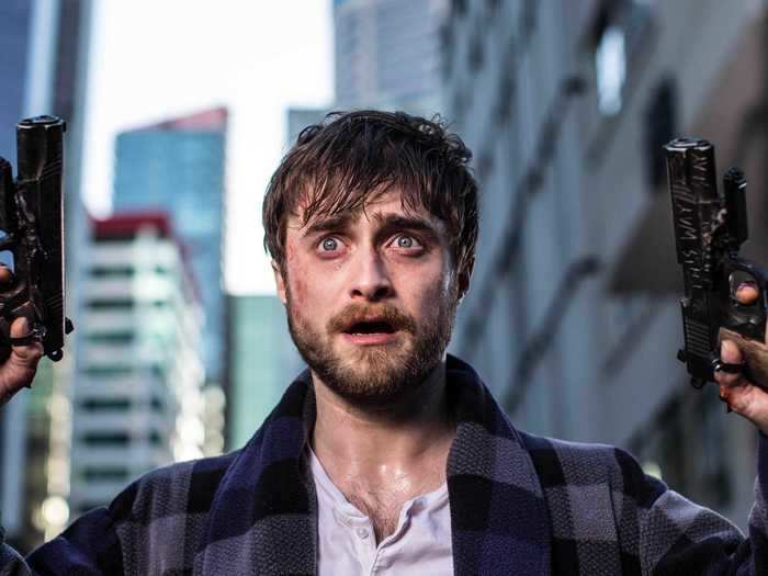 Daniel Radcliffe played Miles in "Guns Akimbo."