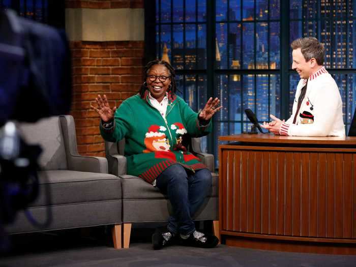 Whoopi Goldberg has a famously good ugly holiday sweater game. It's so good, in fact, that she started making her own.