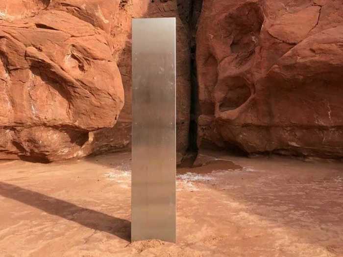 The first monolith was discovered in Utah on November 18.