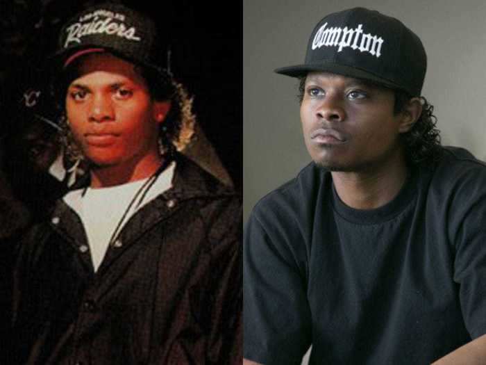 Jason Mitchell transformed into Eazy-E for "Straight Outta Compton."