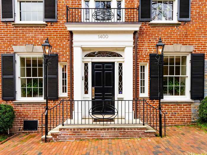John F. Kennedy's onetime Washington, DC home is a Federal-style house built in 1800. It just sold to an unidentified buyer for $4.2 million.