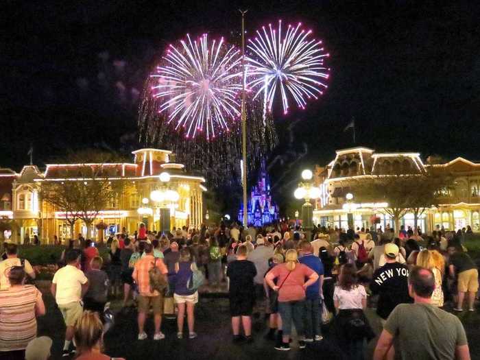 You can watch Disney World's whimsical, holiday-themed fireworks show on YouTube.