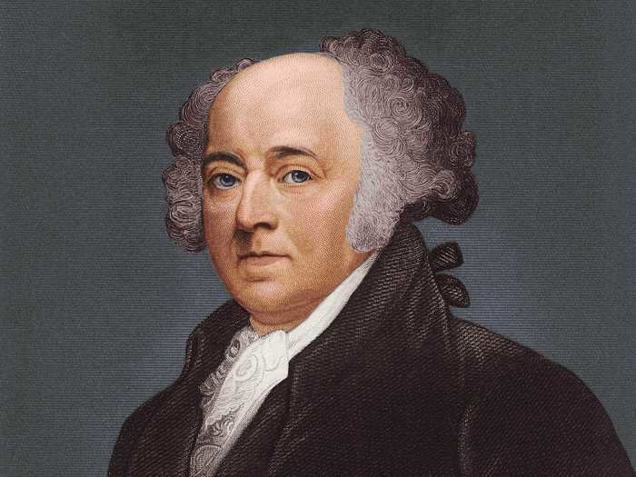 After serving as the nation's first vice president under George Washington, John Adams became the second president of the United States in 1797.