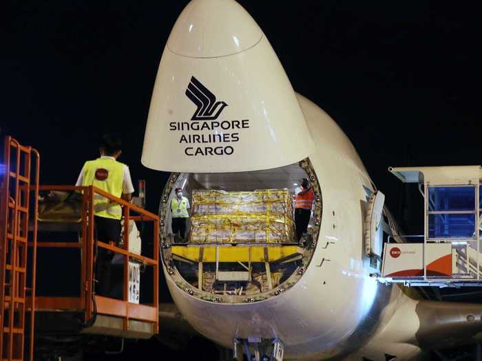 Singapore Airlines deployed its cargo freighters to Europe to bring back the vaccine.
