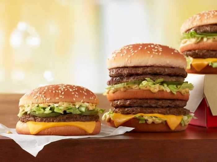 McDonald's released and quickly removed its little and double Big Mac burgers at the start of the coronavirus pandemic shutdowns.