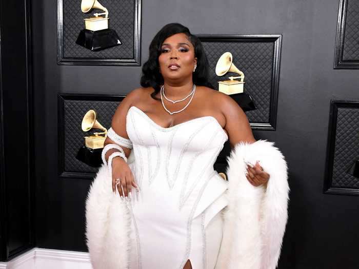 The 2020 Grammy Awards ceremony in January was a big night in both fashion and music for Lizzo. She started the night in a Versace gown.