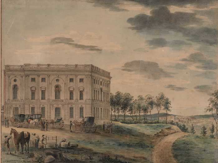 The Capitol building was still under construction when British troops invaded Washington, DC, during the War of 1812.