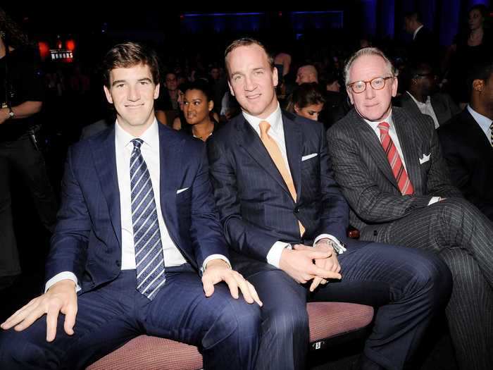 Peyton and Eli Manning's father, Archie, also played quarterback in the NFL.