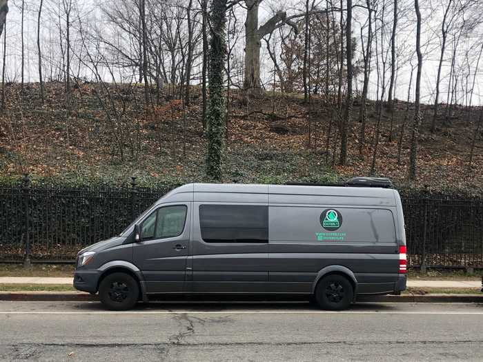 The van arrived at my Brooklyn apartment Friday morning, and I was instantly intimidated by the size of it.