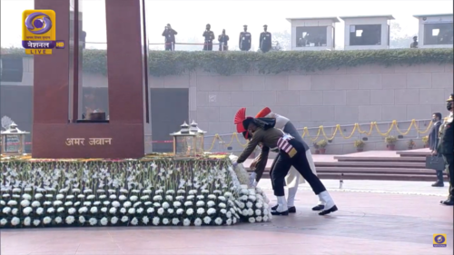 PM Modi pays homage at National War Memorial