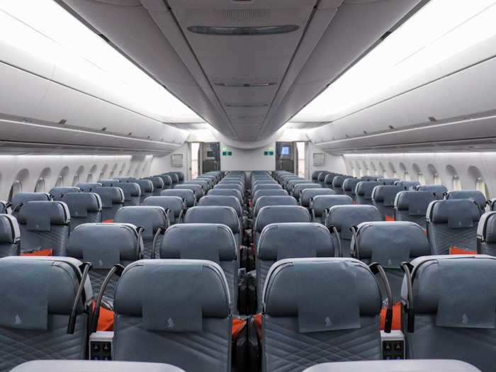 A.94-seat premium economy cabin was on the world's longest flight to open up the service to more types of travelers as not all are traveling for business or can afford to fly in a business class cabin.