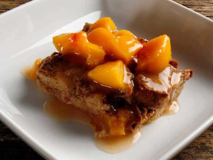 French toast casserole is a delicious slow cooker meal.