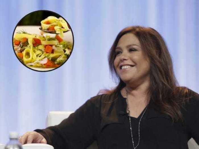 Rachael Ray's secret to good chicken noodle soup is adding a dash of fresh lemon juice before serving.