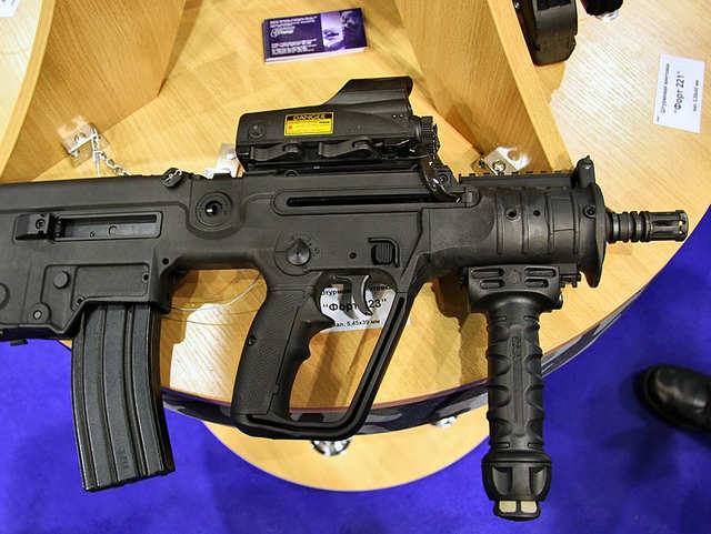 1. ​India-made Israeli Tavor X 95 rifles