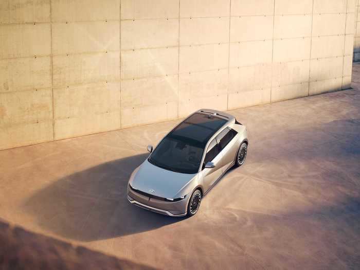 The 2022 Ioniq 5 is the first model in Hyundai's dedicated battery-electric vehicle brand, Ioniq.