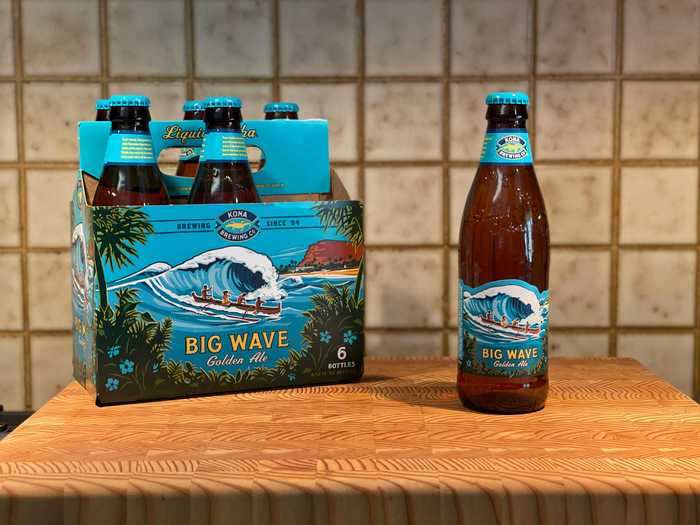 The Big Wave Golden Ale from Hawaii's Kona Brewing Co. was the cheapest beer I bought.