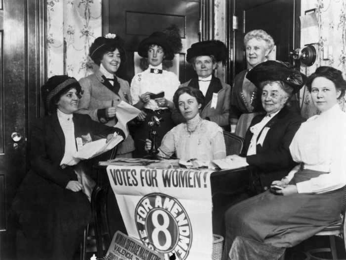 The 19th Amendment, which gave women the right to vote, was passed nearly 100 years ago - although it would be many decades before all women could vote.
