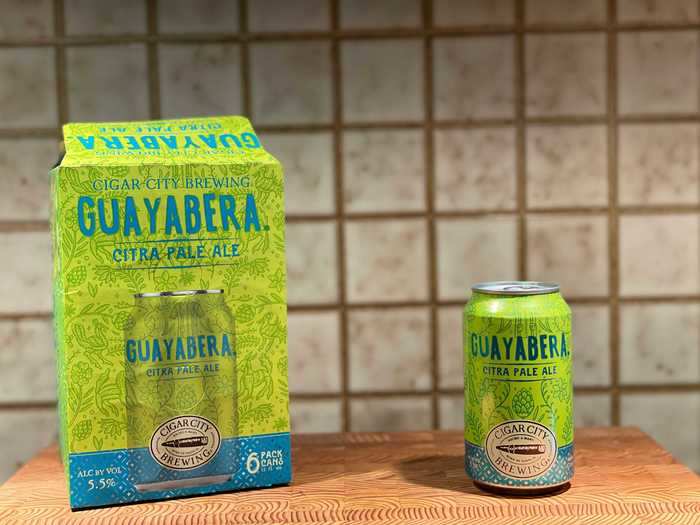 My least favorite beer out of the five I tried was the Guayabera Citra Pale Ale from Cigar City Brewing. It was also tied for the second most expensive beer.