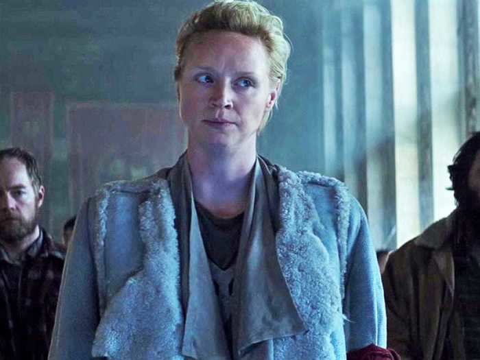 "Game of Thrones" star Gwendoline Christie portrayed Commander Lyme in "Mockingjay: Part 2."