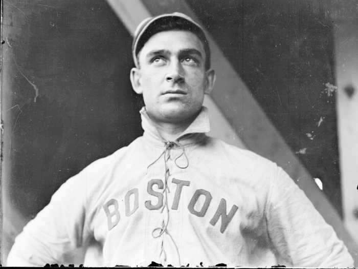 Red Sox uniforms in the early 1900s didn't bear the striking logo or colors of today.