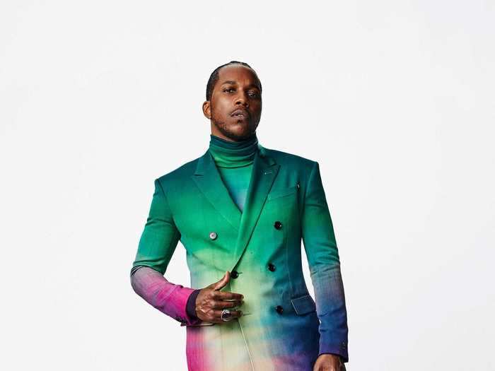 Leslie Odom Jr. wasn't afraid to have fun with an ombré Berluti suit.