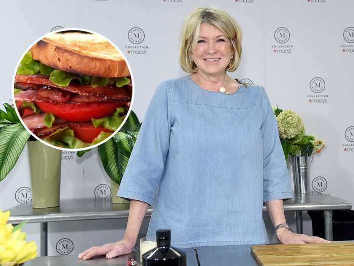 Martha Stewart is one of the most famous celebrity chefs in the business and has a recipe for just about anything - including BLTs.