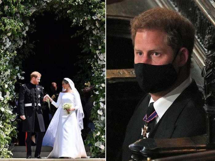 The funeral was in this same place as Prince Harry and Meghan Markle's wedding.