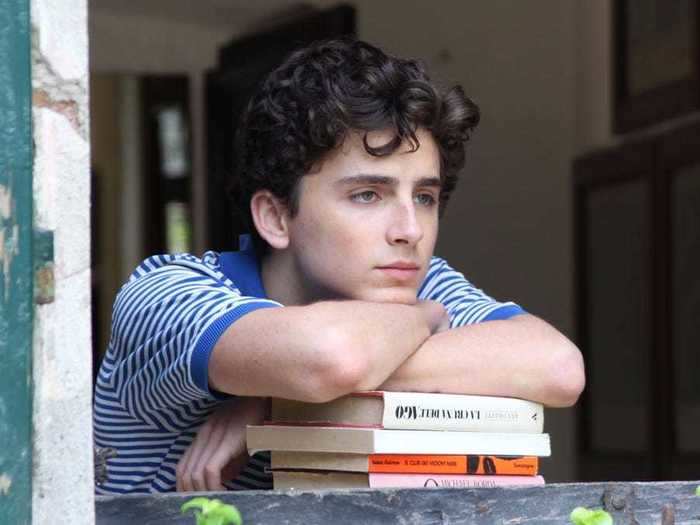 Timothée Chalamet ("Call Me By Your Name") - 22 years old