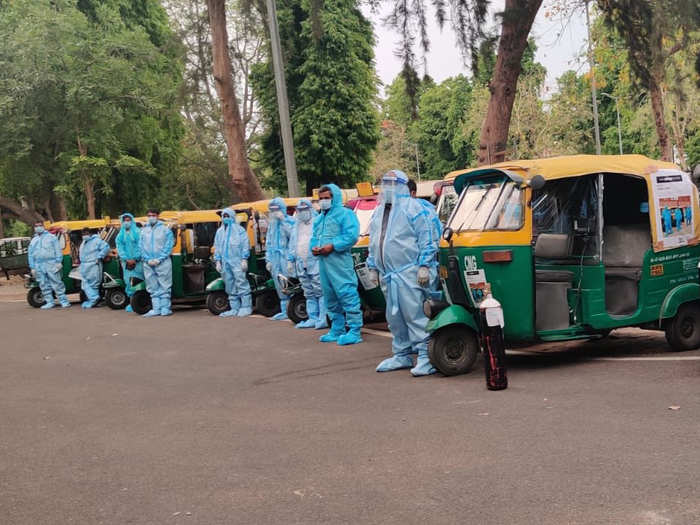 Delhi government launches free auto ambulance service for COVID-19 patients