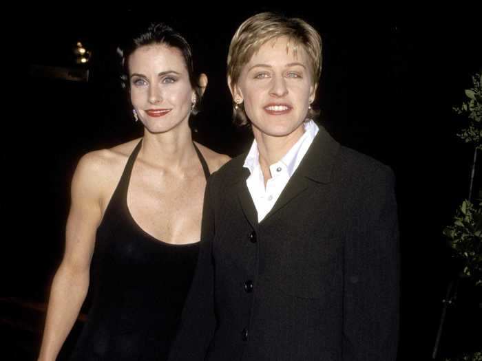 Ellen DeGeneres and Courteney Cox have been longtime friends, but now, DeGeneres is living at Cox's house.