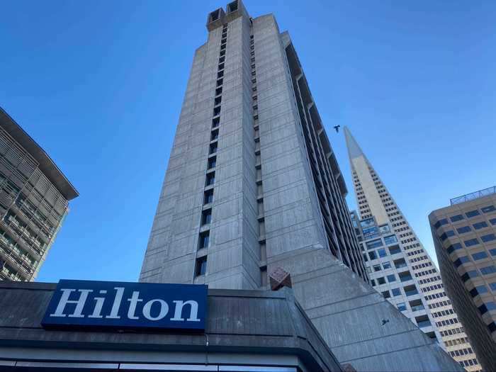 On a recent trip to California, I stayed at the Hilton San Francisco Financial District. It was the cheapest brand name hotel in town with a nightly rate of around $112 with tax included.