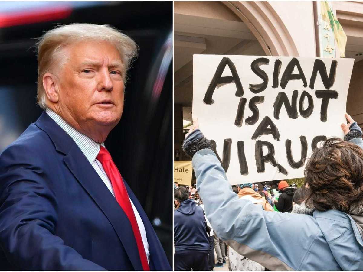 A Chinese-American civil rights group is suing Trump for $22.9m for calling  COVID-19 the 'China Virus' and 'Kung Flu'. That's $1 for each Asian  American and Pacific Islander living in the US. |