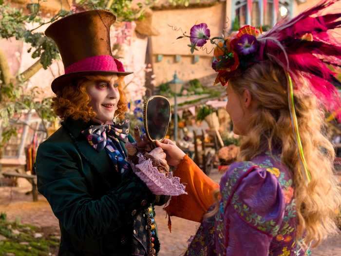18. "Alice Through the Looking Glass" was visually stunning, but the story, which centered around the Mad Hatter, was underwhelming.