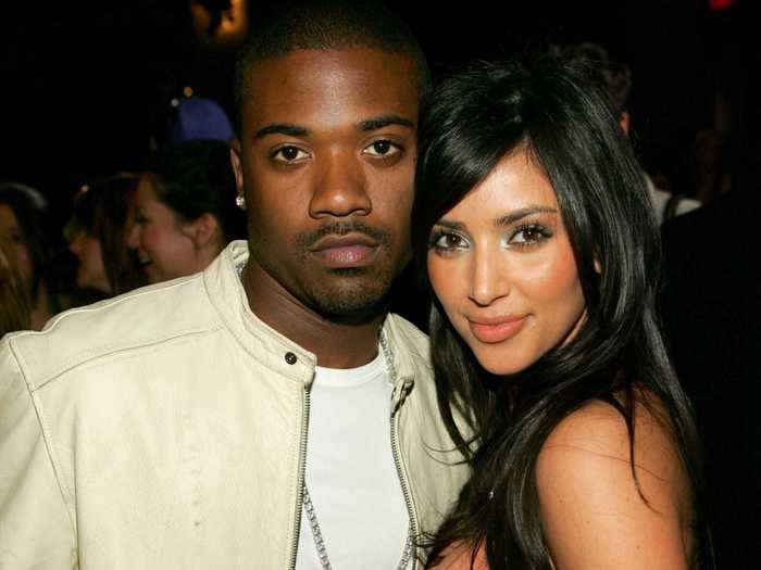 Kim Kardashian's first major scandal came about when her sex tape with her ex-boyfriend Ray J was leaked.